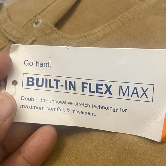 Old Navy Boys Karate Size 16 Tan Straight Leg Adjustable  Waist Corduroy jeans - Picture 3 of 5